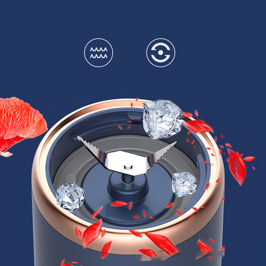 Portable 6-Blade USB Blender | Mini Juicer Cup for Smoothies & Ice Crushing