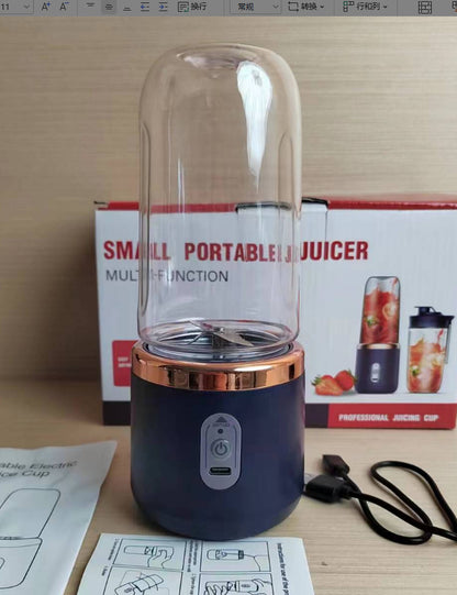 Portable 6-Blade USB Blender | Mini Juicer Cup for Smoothies & Ice Crushing